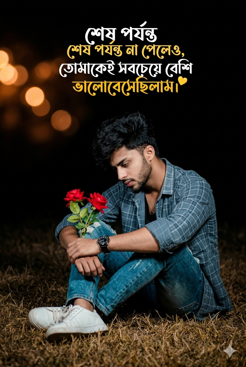 Create an artistic, aesthetic vertical high-quality portrait of a young man