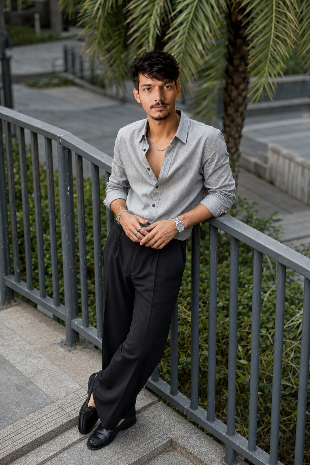 Urban Editorial Portrait | Stylish Young Man Outdoor Photoshoot