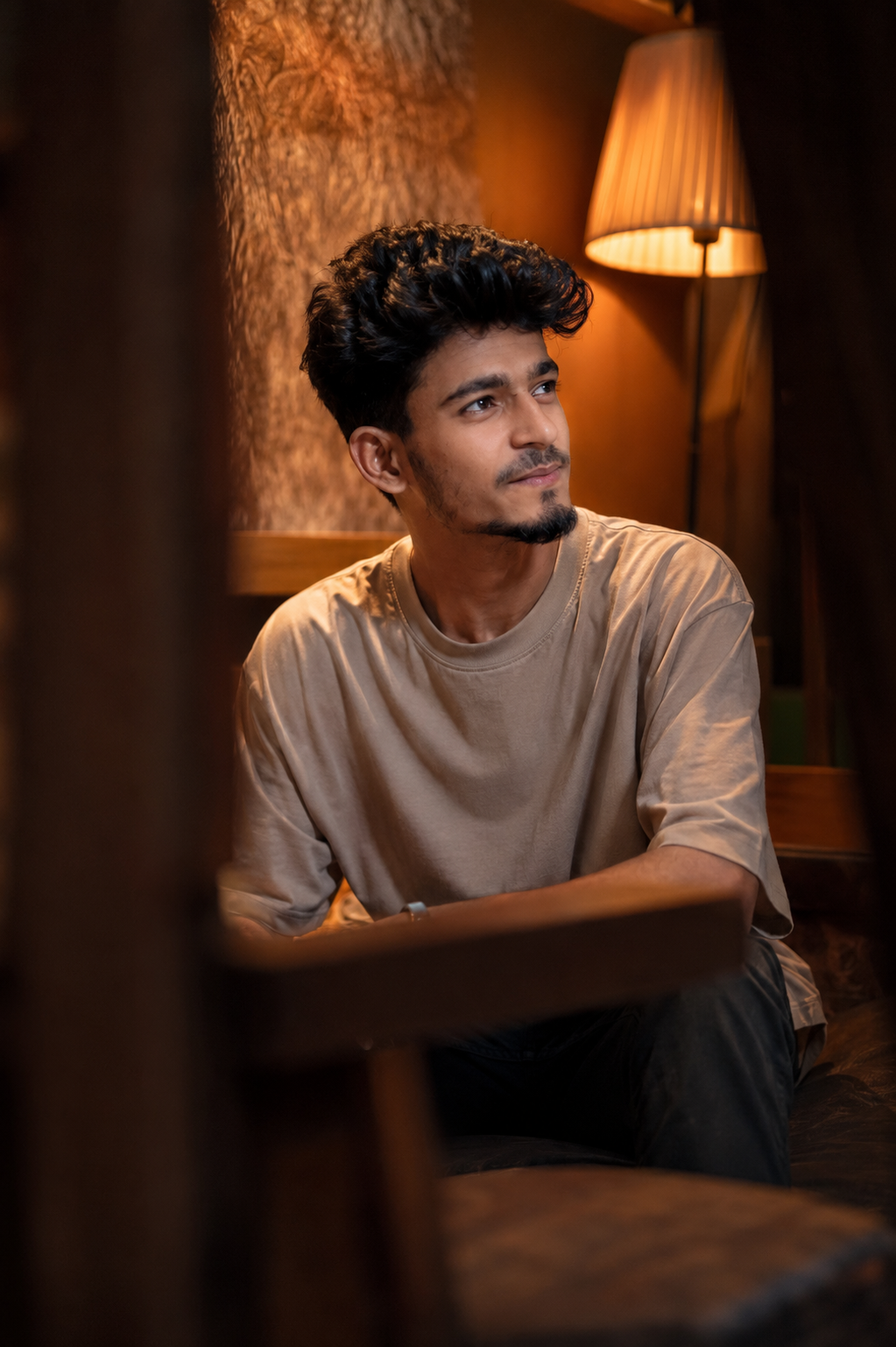 Cinematic Portrait Young Man