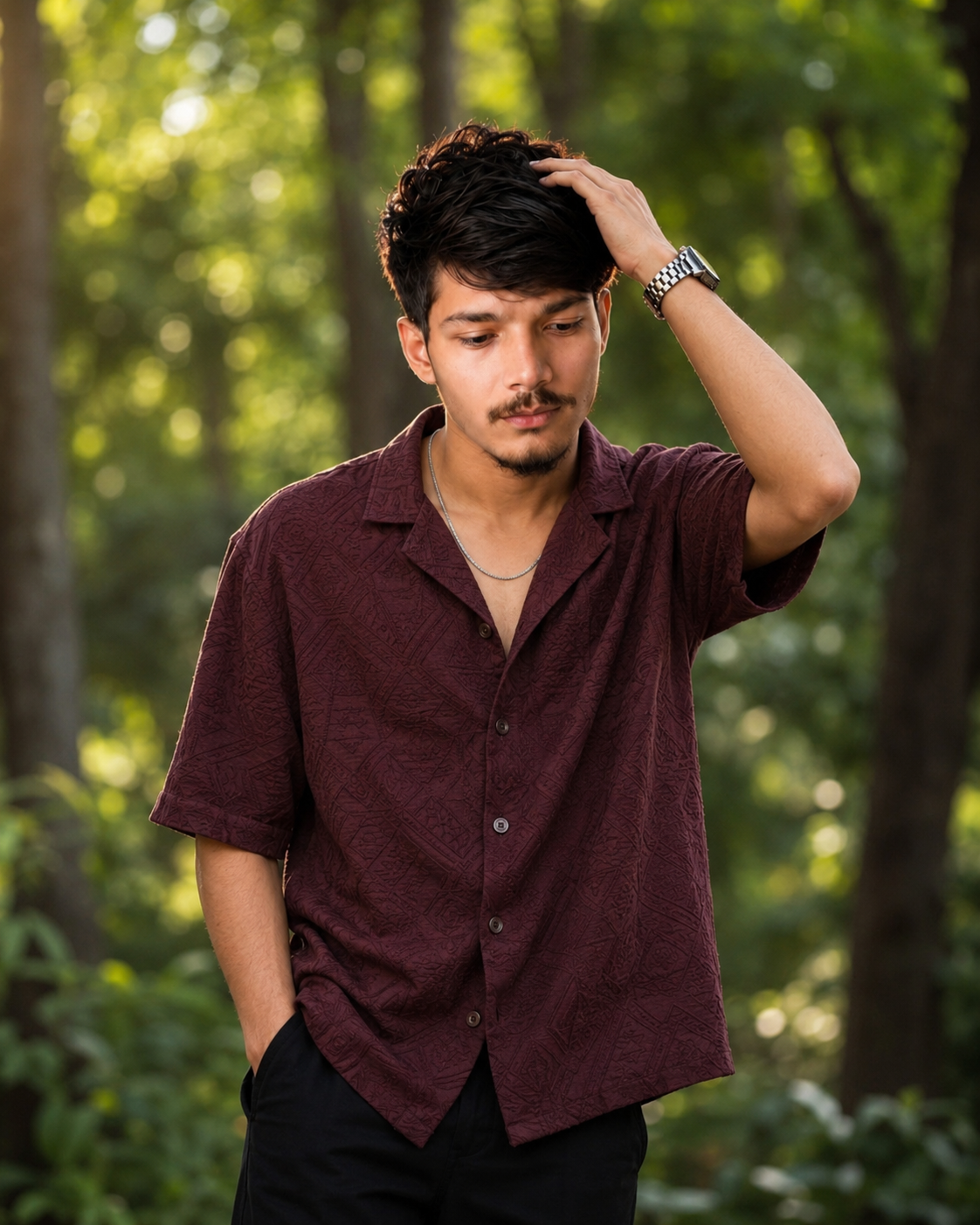 Young Man Outdoors