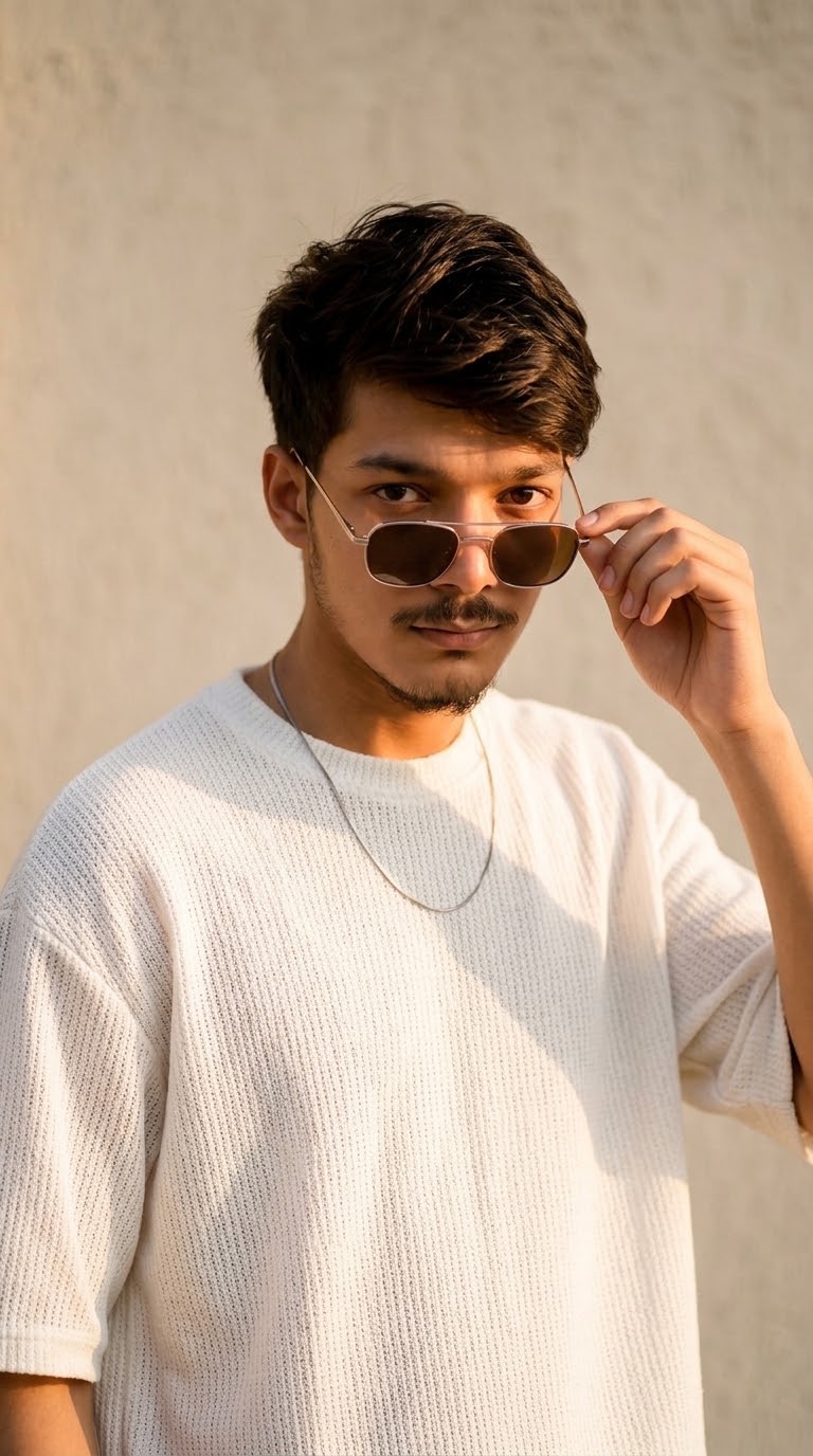 Cinematic Portrait Young Man