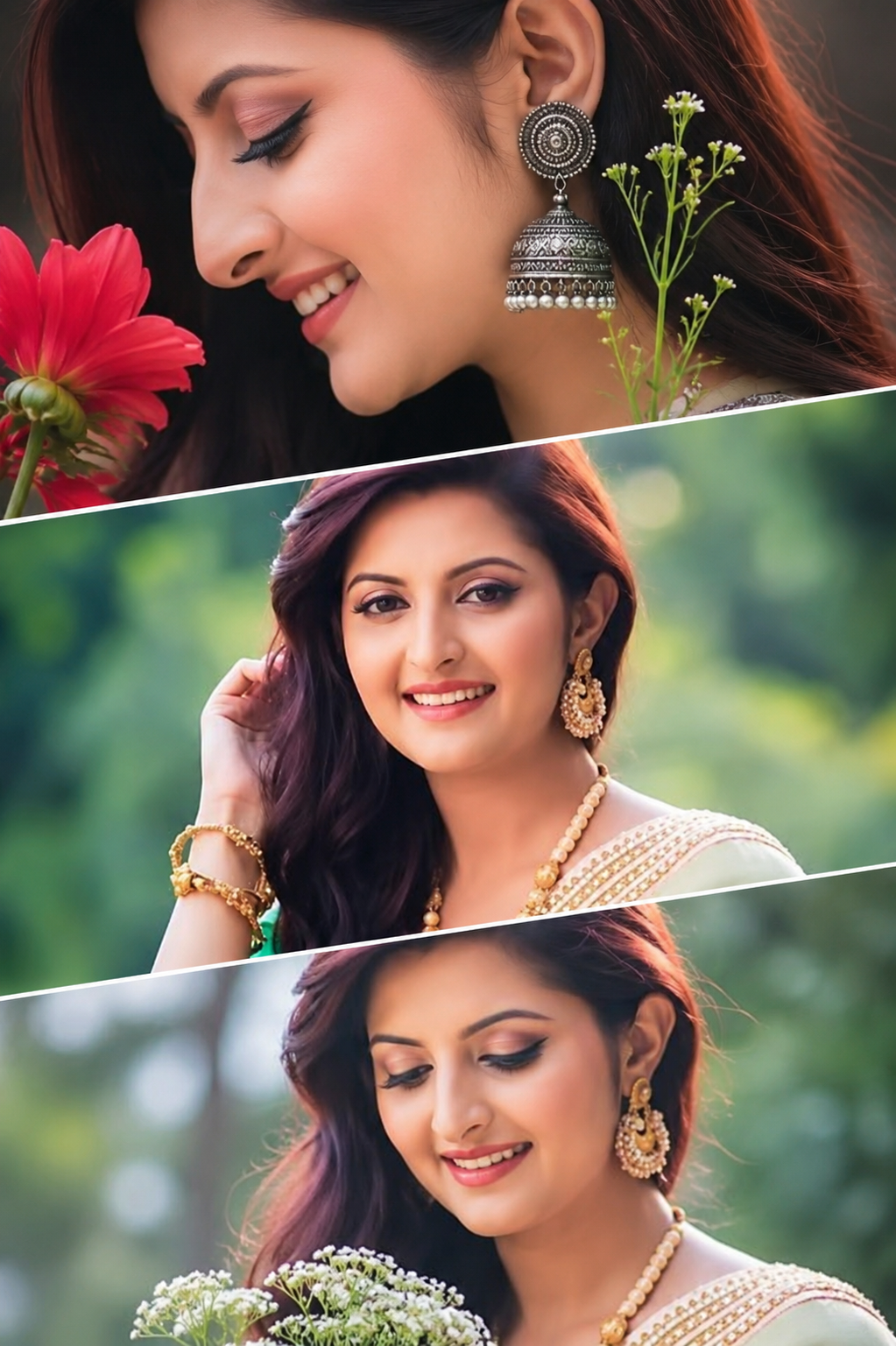 South Asian Woman Collage