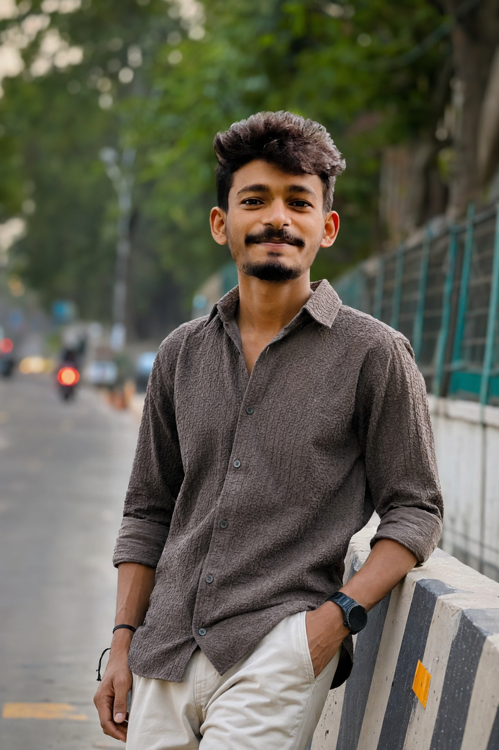 Ultra-Realistic Street Portrait AI Image Prompt