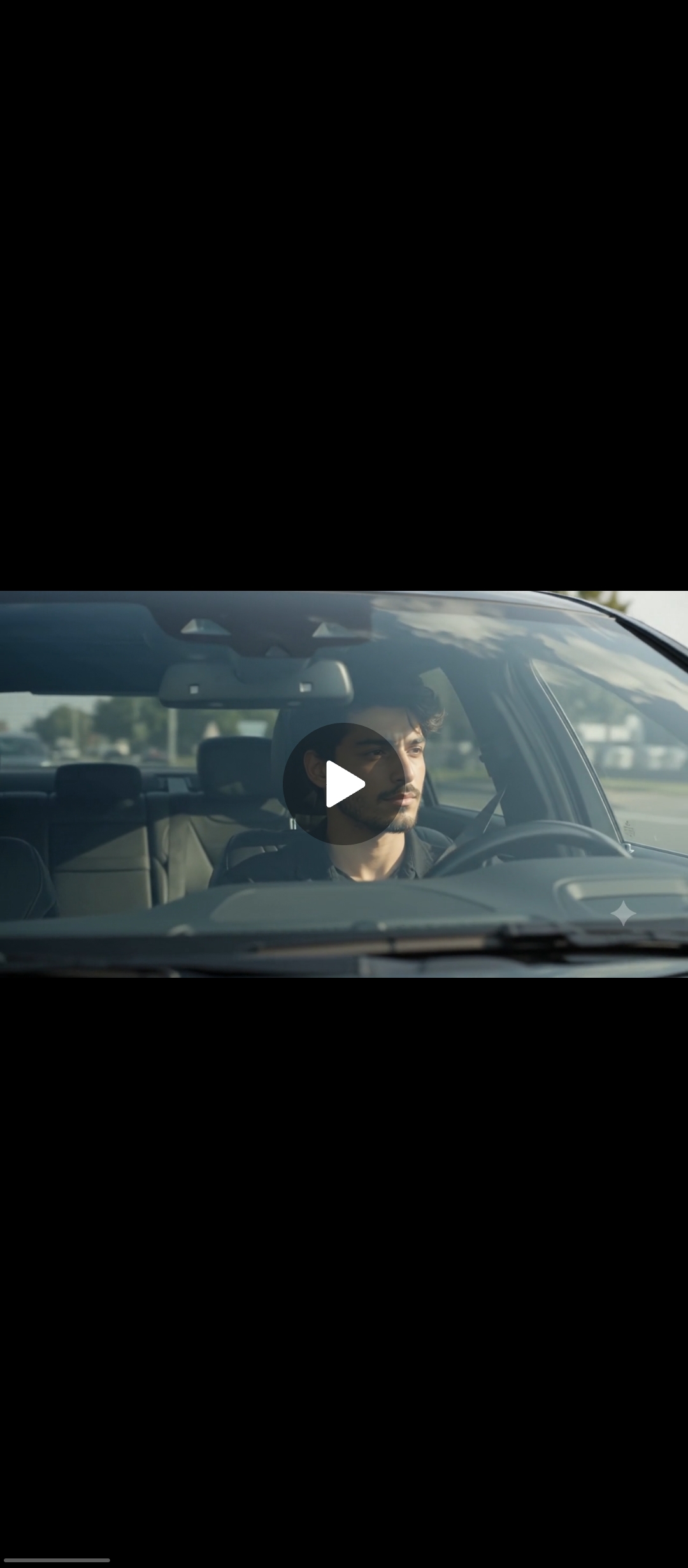 Ultra-Realistic Cinematic Prompt: Young Man in Black Mercedes